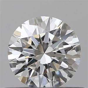 Picture of 0.42 Carats, Round with Excellent Cut, E Color, IF Clarity and Certified by GIA
