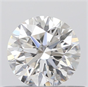 0.43 Carats, Round with Excellent Cut, G Color, VVS1 Clarity and Certified by GIA