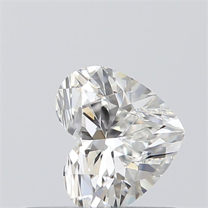 Picture of 0.40 Carats, Heart F Color, VVS1 Clarity and Certified by GIA
