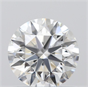0.76 Carats, Round with Excellent Cut, F Color, VVS2 Clarity and Certified by GIA