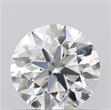0.51 Carats, Round with Excellent Cut, E Color, IF Clarity and Certified by GIA