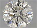 0.70 Carats, Round with Excellent Cut, L Color, VVS2 Clarity and Certified by GIA