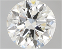 1.00 Carats, Round with Excellent Cut, J Color, VS1 Clarity and Certified by GIA