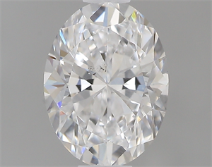 Picture of 0.41 Carats, Oval D Color, SI1 Clarity and Certified by GIA