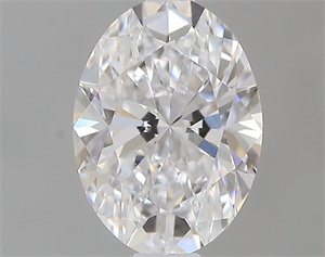 Picture of 0.44 Carats, Oval D Color, SI1 Clarity and Certified by GIA