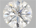 0.60 Carats, Round with Excellent Cut, G Color, SI1 Clarity and Certified by GIA