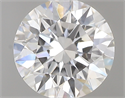 0.50 Carats, Round with Excellent Cut, F Color, VVS2 Clarity and Certified by GIA