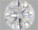 0.43 Carats, Round with Excellent Cut, G Color, I1 Clarity and Certified by GIA