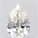 0.40 Carats, Pear K Color, VS1 Clarity and Certified by GIA