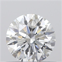0.50 Carats, Round with Excellent Cut, E Color, IF Clarity and Certified by GIA