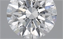 0.50 Carats, Round with Excellent Cut, D Color, SI1 Clarity and Certified by GIA