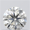 0.40 Carats, Round with Very Good Cut, J Color, SI1 Clarity and Certified by GIA