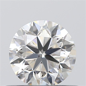 Picture of 0.50 Carats, Round with Very Good Cut, I Color, VVS1 Clarity and Certified by GIA