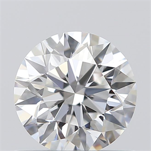 Picture of 0.63 Carats, Round with Excellent Cut, E Color, VVS2 Clarity and Certified by GIA