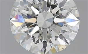 Picture of 1.01 Carats, Round with Excellent Cut, J Color, SI1 Clarity and Certified by GIA