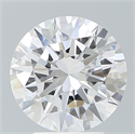 Lab Created Diamond 3.38 Carats, Round with Excellent Cut, E Color, VS1 Clarity and Certified by IGI