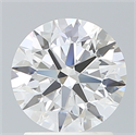 Lab Created Diamond 1.76 Carats, Round with Ideal Cut, E Color, IF Clarity and Certified by IGI