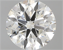 0.70 Carats, Round with Excellent Cut, H Color, SI2 Clarity and Certified by GIA