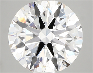 Picture of Lab Created Diamond 3.82 Carats, Round with ideal Cut, E Color, vs1 Clarity and Certified by IGI