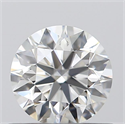 0.53 Carats, Round with Excellent Cut, I Color, VVS1 Clarity and Certified by GIA