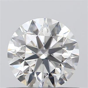 Picture of 0.53 Carats, Round with Excellent Cut, I Color, VVS1 Clarity and Certified by GIA