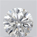 0.50 Carats, Round with Very Good Cut, F Color, SI2 Clarity and Certified by GIA