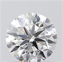 0.53 Carats, Round with Excellent Cut, E Color, SI1 Clarity and Certified by GIA