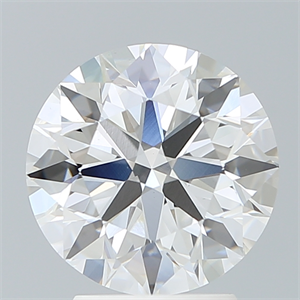Foto Del inventario de diamantes de laboratorio, 3.04 quilates, Redondo , Color F, claridad VS1 y certificado IGI de