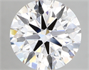 Del inventario de diamantes de laboratorio, 2.57 quilates, Redondo , Color E, claridad vvs2 y certificado IGI