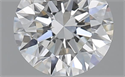 0.71 Carats, Round with Excellent Cut, F Color, VVS2 Clarity and Certified by GIA