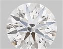 Lab Created Diamond 1.76 Carats, Round with ideal Cut, D Color, vvs1 Clarity and Certified by IGI