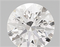 Lab Created Diamond 1.74 Carats, Round with ideal Cut, E Color, vvs2 Clarity and Certified by IGI