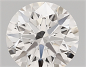 Lab Created Diamond 1.72 Carats, Round with ideal Cut, E Color, vvs1 Clarity and Certified by IGI
