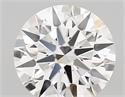 Lab Created Diamond 1.61 Carats, Round with ideal Cut, E Color, vvs1 Clarity and Certified by IGI