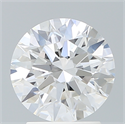 Lab Created Diamond 2.19 Carats, Round with Ideal Cut, E Color, VS1 Clarity and Certified by IGI
