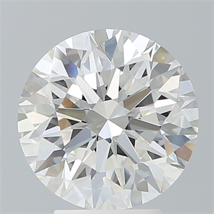 Picture of Lab Created Diamond 4.06 Carats, Round with Excellent Cut, F Color, VS1 Clarity and Certified by IGI
