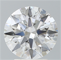 Lab Created Diamond 3.18 Carats, Round with Ideal Cut, E Color, VVS2 Clarity and Certified by IGI