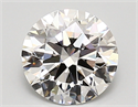Lab Created Diamond 1.90 Carats, Round with ideal Cut, E Color, vs1 Clarity and Certified by IGI