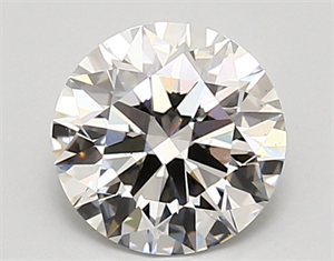 Picture of Lab Created Diamond 1.90 Carats, Round with ideal Cut, E Color, vs1 Clarity and Certified by IGI