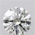 0.61 Carats, Round with Excellent Cut, J Color, IF Clarity and Certified by GIA