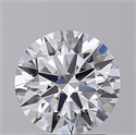 Lab Created Diamond 1.91 Carats, Round with Ideal Cut, D Color, VVS2 Clarity and Certified by IGI