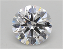 Lab Grown Diamond 1.40 Carats, Round with Excellent Cut, E Color, VS2 Clarity and Certified by GIA
