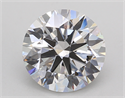 Lab Created Diamond 3.06 Carats, Round with Ideal Cut, F Color, VS1 Clarity and Certified by IGI