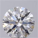 Lab Created Diamond 5.08 Carats, Round with Ideal Cut, H Color, VS1 Clarity and Certified by IGI