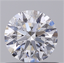 Del inventario de diamantes de laboratorio, 0.72 quilates, Redondo , Color D, claridad VVS1 y certificado IGI