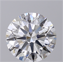 Lab Created Diamond 2.59 Carats, Round with Excellent Cut, G Color, VVS2 Clarity and Certified by GIA