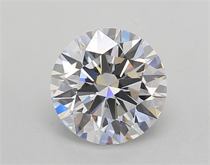 Picture of Lab Created Diamond 1.72 Carats, Round with Ideal Cut, D Color, VVS1 Clarity and Certified by IGI