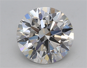 Foto Del inventario de diamantes de laboratorio, 2.60 quilates, Redondo , Color H, claridad VS1 y certificado IGI de