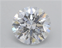 Lab Created Diamond 0.73 Carats, Round with Excellent Cut, D Color, VS2 Clarity and Certified by IGI