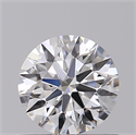 Lab Created Diamond 0.70 Carats, Round with Excellent Cut, D Color, VVS1 Clarity and Certified by IGI